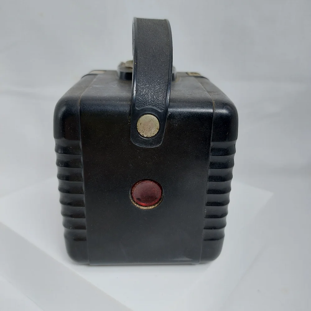 Vtg‎ 50s Kodak Brownie Hawkeye Flash Model Camera w/ Original Box & Flasholder